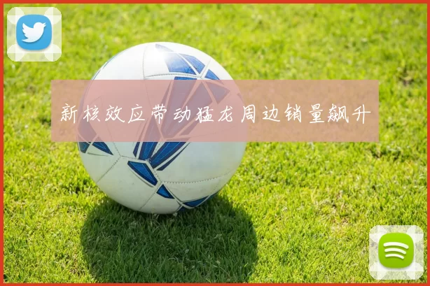 新核效应带动猛龙周边销量飙升