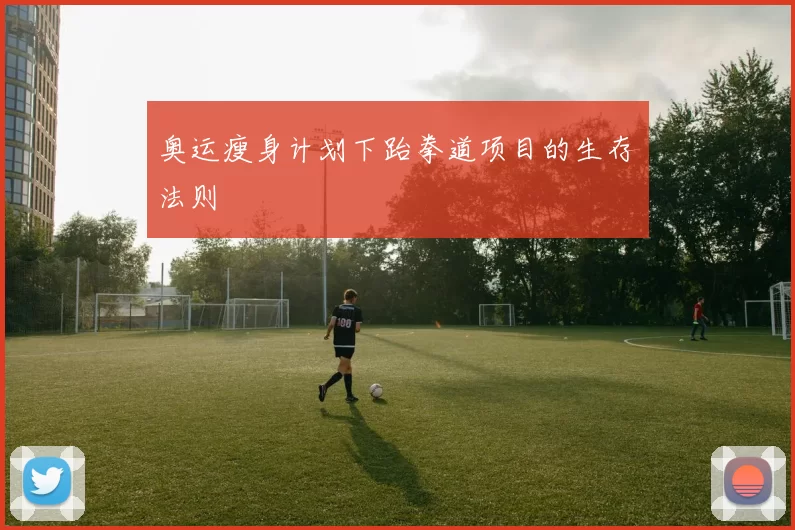 奥运瘦身计划下跆拳道项目的生存法则